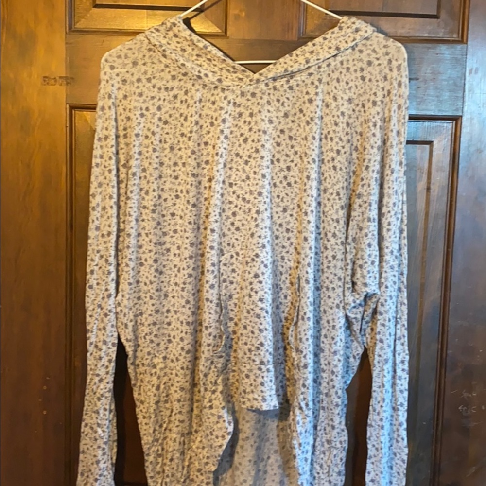 Brandy Melville Floral Hoodie